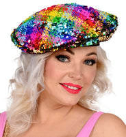 Sequin cap