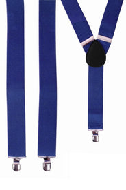 Blue suspenders
