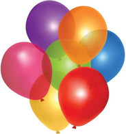 Colored balloons