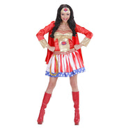 Superhero costume and TV
