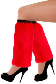 Plush leg warmers