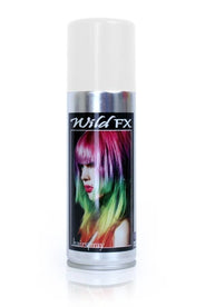 White hairspray