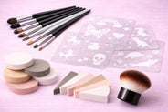 Brushes, stencils & sponges