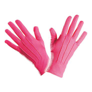 Pink gloves