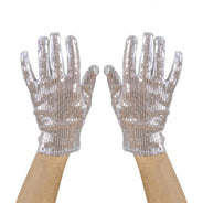 Sequin gloves