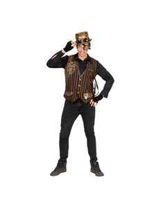 Steampunk pak Stanley vooraanzicht – carnavalskostuum