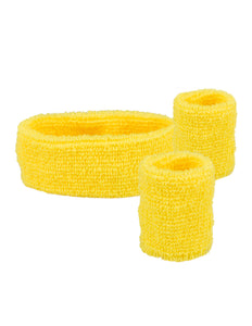 Boland 3 Zweetbandjes geel