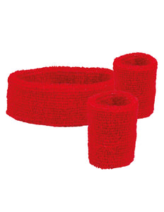 Boland 3 Zweetbandjes rood