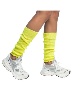 Boland Beenwarmers Basic neon geel