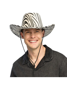 Boland Cowboyhoed zebraprint