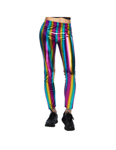 Boland Legging Metallic regenboog