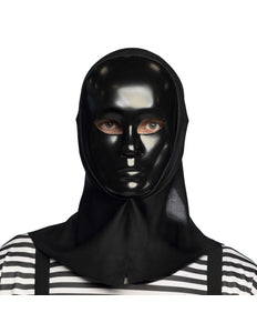Boland Masker Mime met kap zwart