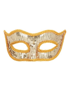 Boland Masker Venice pailletten goud
