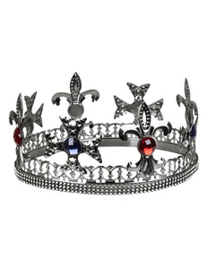 Boland Metalen kroon Royal king zilver