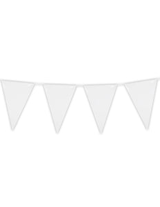 Boland PE reuzenvlaggenlijn wit