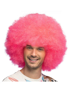 Boland Pruik Sugar afro neon roze