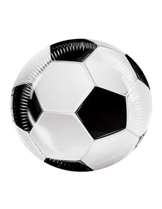 Boland Set 10 papieren bordjes Voetbal