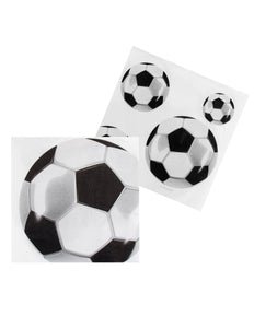 Boland Set 20 papieren servetten Voetbal