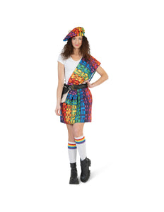 Funny Fashion Schotse kilt regenboog