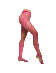 Funny Fashion Visnet panty Sara in neon roze