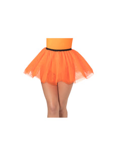 Wicked Costumes Disco rokje oranje voor kids