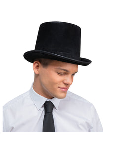 Wicked Costumes Hoge hoed deluxe - zwart