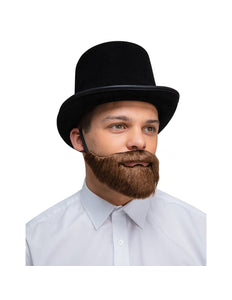 Wicked Costumes Luxe realistische baard - Bruin