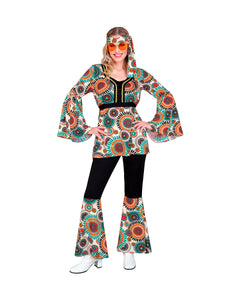 Widmann SRL 70s Hippie kostuum Vintage