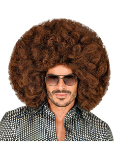 Widmann SRL Afro pruik bruin groot