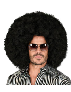 Widmann SRL Afro pruik zwart groot