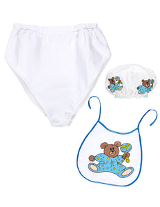 Widmann SRL Babyset blauw met beertje