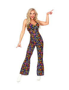 Widmann SRL Bloemenprint jumpsuit jaren 70