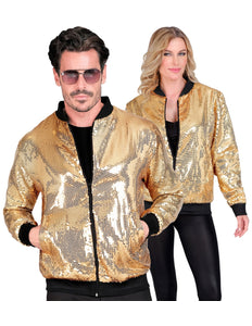 Widmann SRL Bomberjack goud pailletten