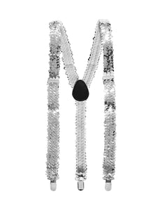 Widmann SRL bretel pailletten zilver