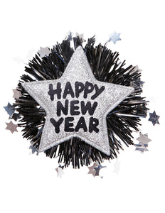 Widmann SRL Broche Happy New Year zilver