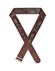 Widmann SRL Bruine riem met 4 holsters voor wapens