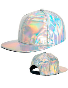 Widmann SRL Cap zilver holografisch hoed Sanne