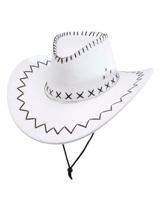 Widmann SRL cowboyhoed wit met decoratie