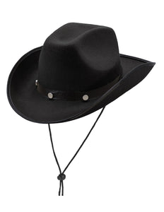 Widmann SRL Cowboyhoed zwart met studs
