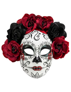 Widmann SRL Day of the Dead masker met rozen