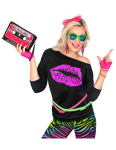 Widmann SRL Disco shirt dames lippenstift