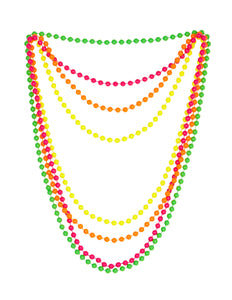 Widmann SRL Gekleurde parelkettingen neon disco