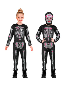 Widmann SRL Glitter skelet pak kinderen