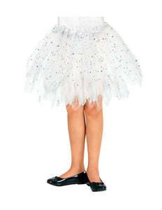 Widmann SRL Glitter tutu rok kort wit kinderen