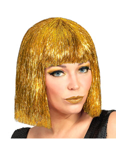 Widmann SRL Gouden glitter pruik Vegas