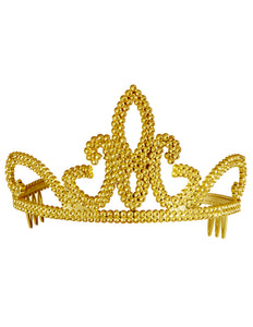 Widmann SRL Gouden kroontje glitters Jill