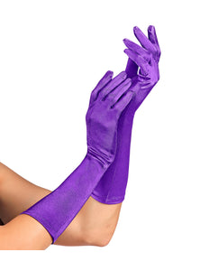 Widmann SRL Handschoenen satijn elastisch paars