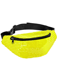 Widmann SRL Heuptasje pailletten neon geel