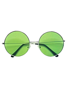 Widmann SRL Hippie bril groen grote glazen