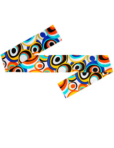 Widmann SRL Hippie hoofdband gekleurde bollen